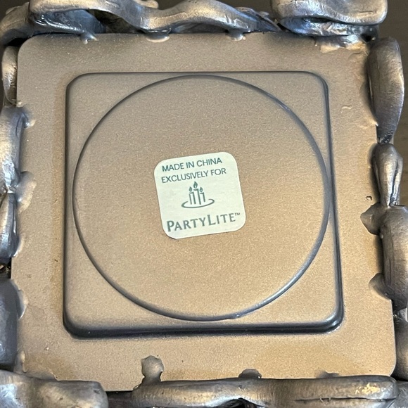 Party Lite Candle Holder With Swarovski Crystals - Picture 3 of 8